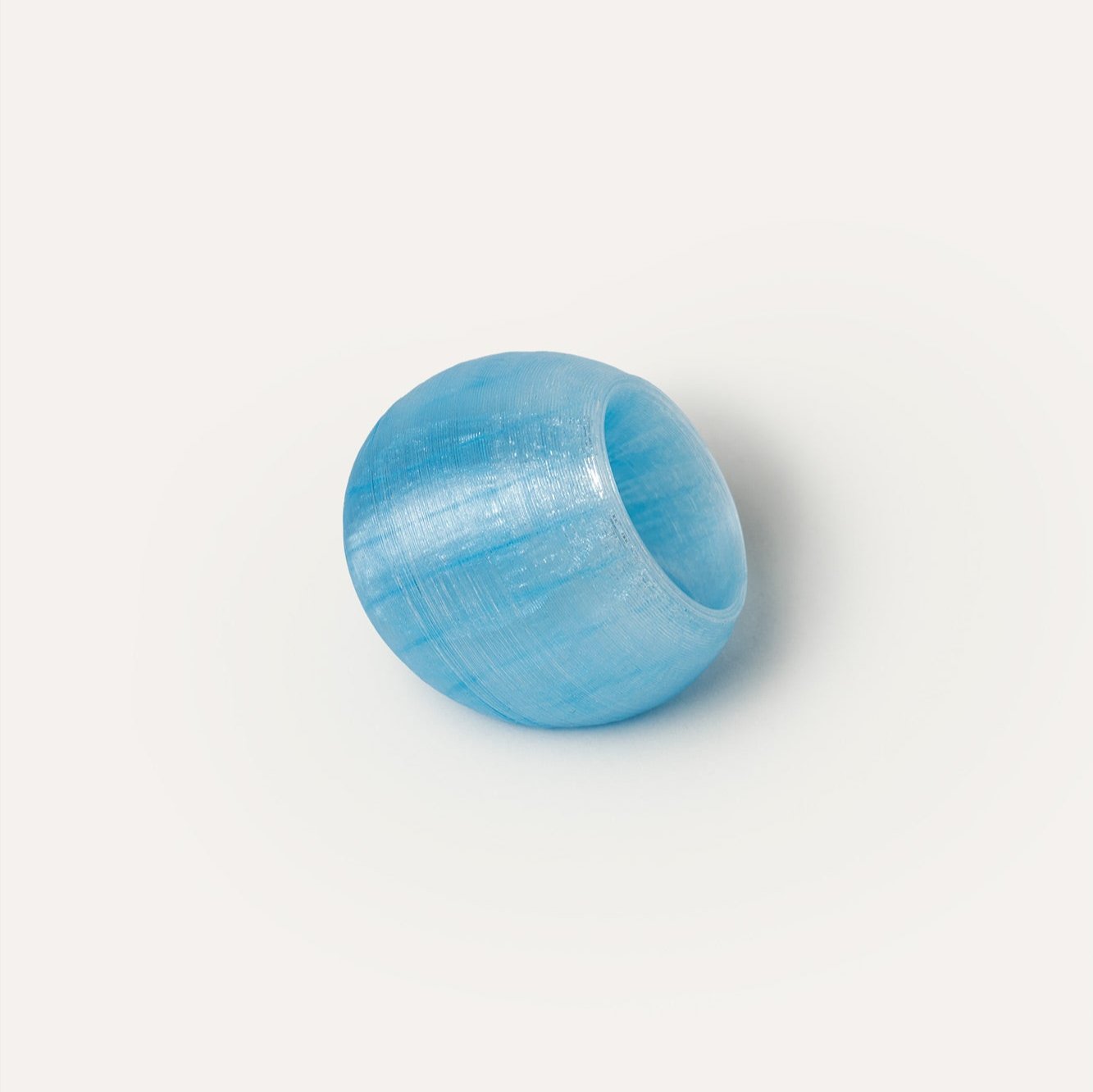 Blue Big Bubble vegan ring 3d