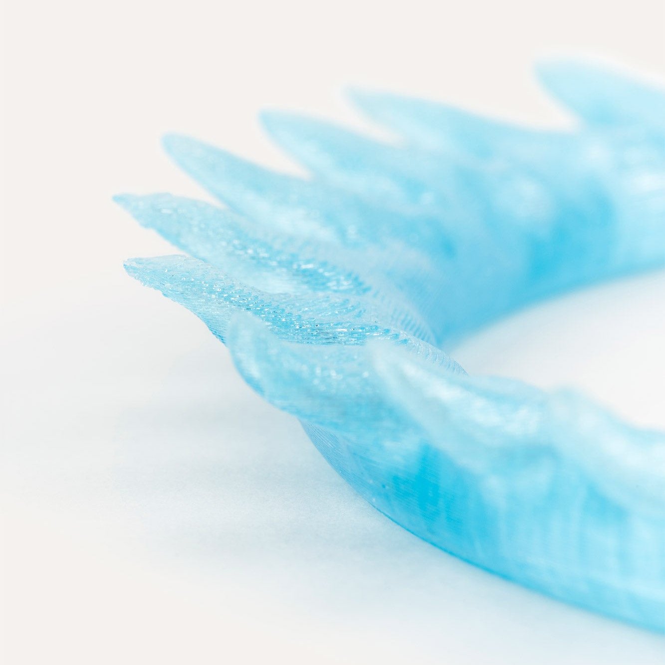 Blue Soleil Vegan Necklace 3D Detail