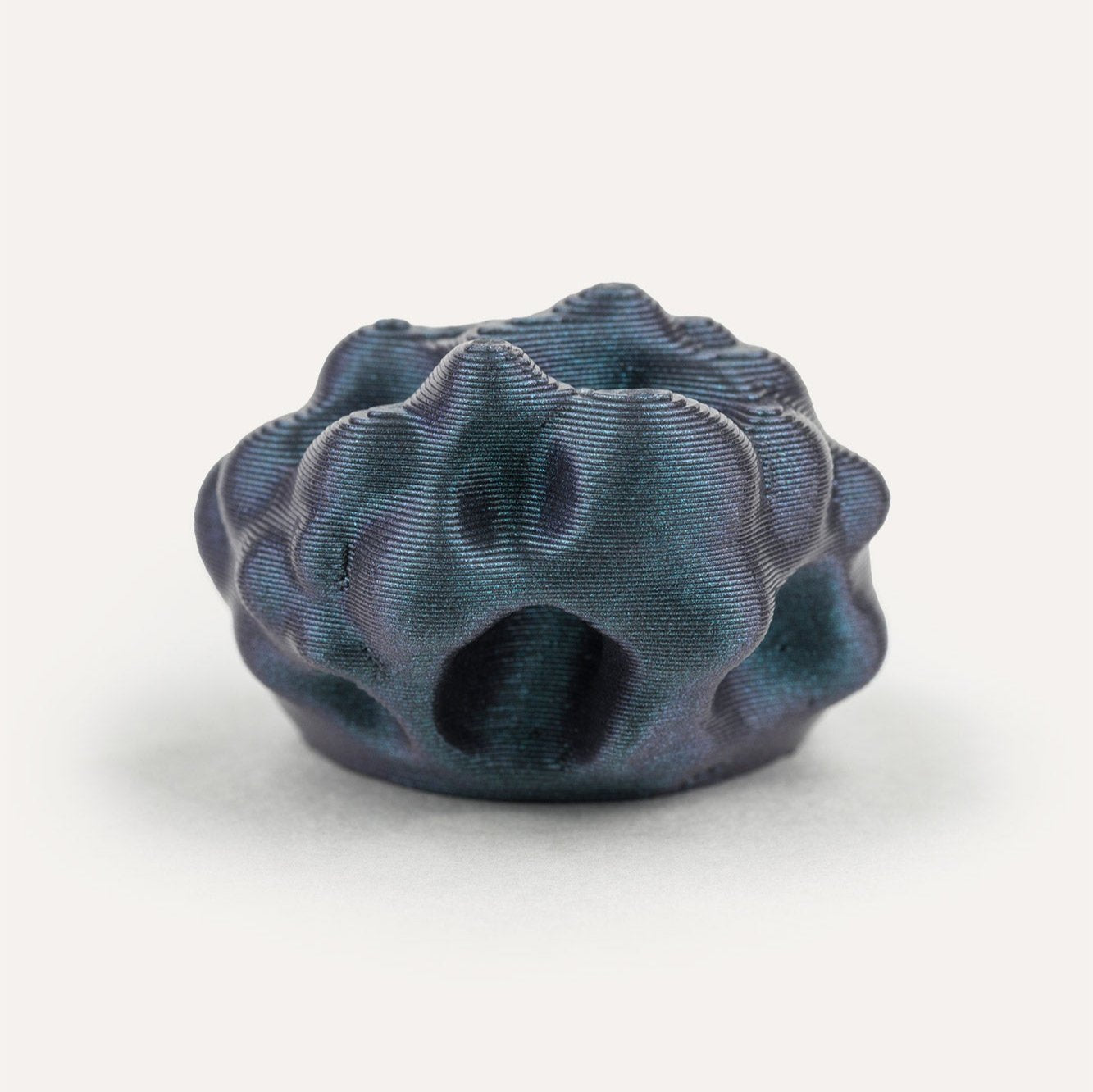 Dark Blue Hole Organic vegan ring 3d