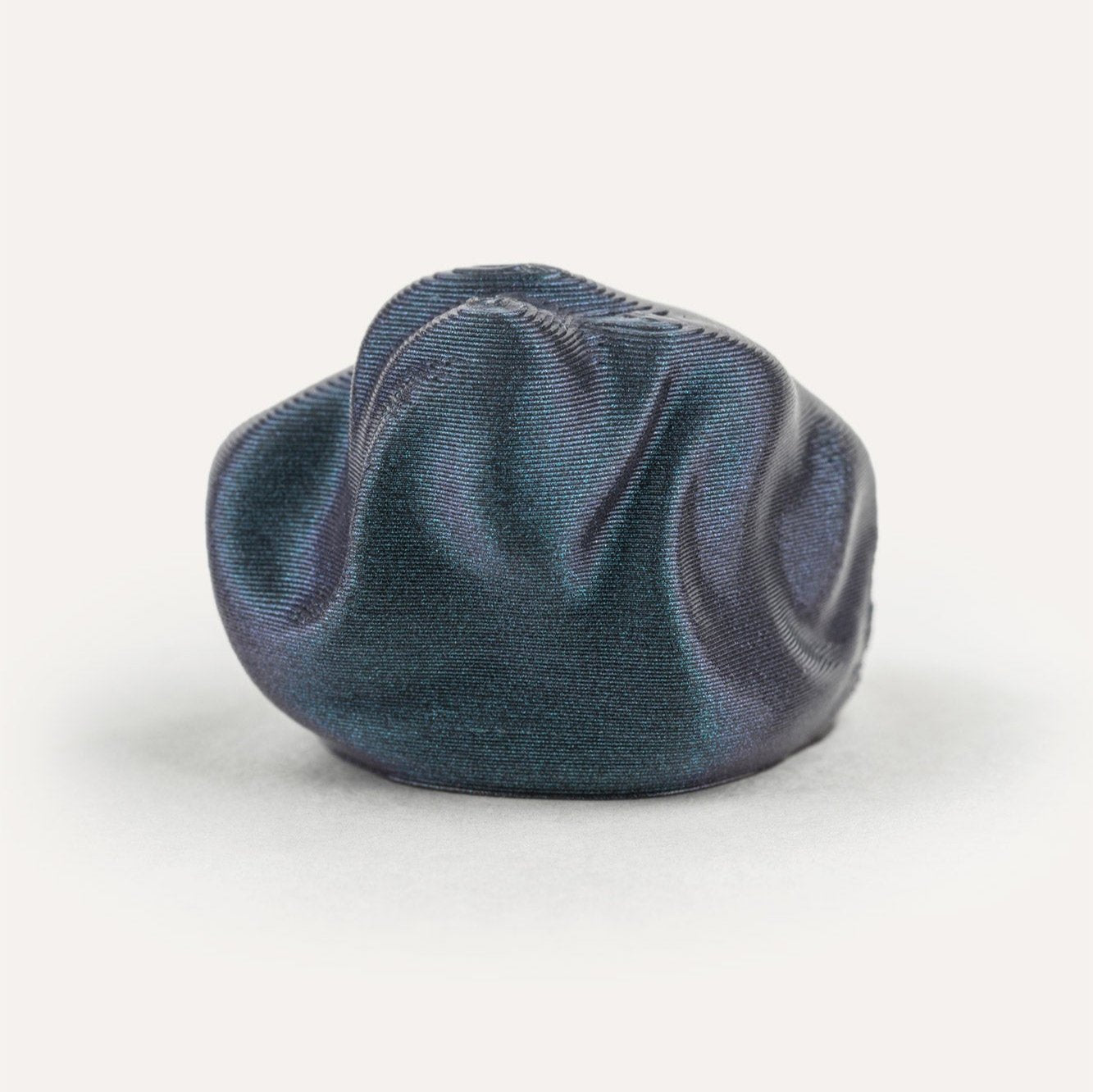 Dark Blue Stone Organic vegan ring 3d