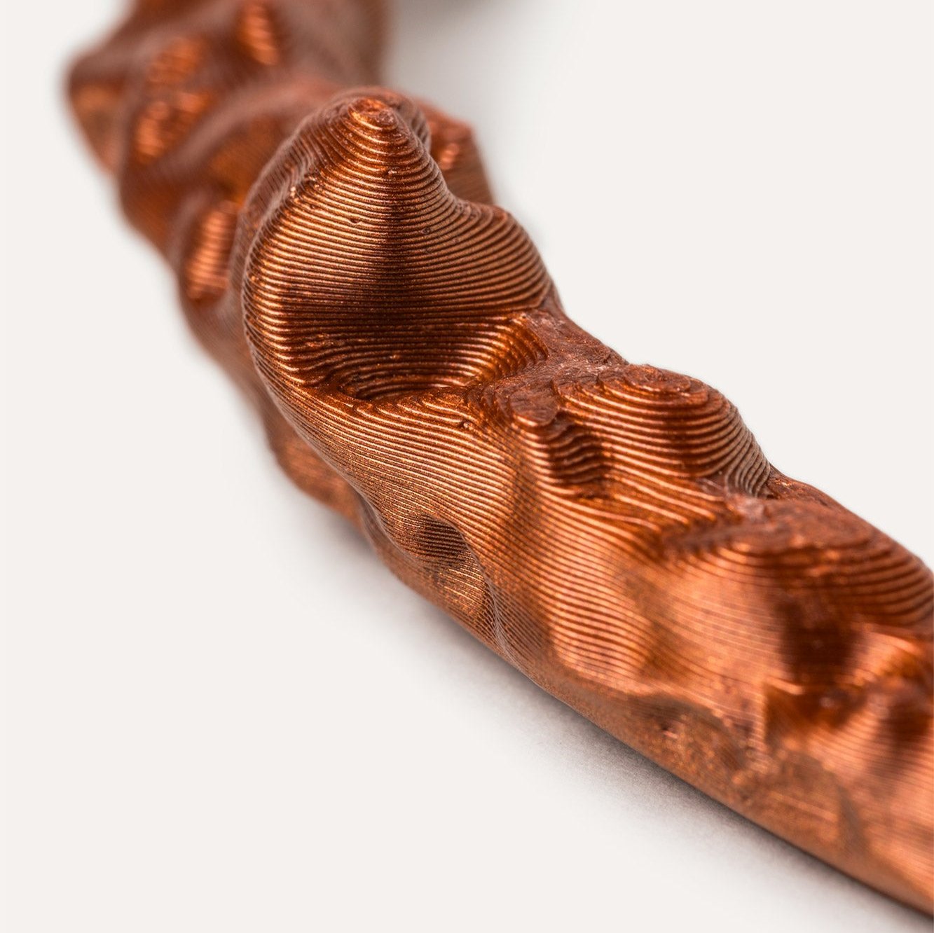 Red organic necklace 3d