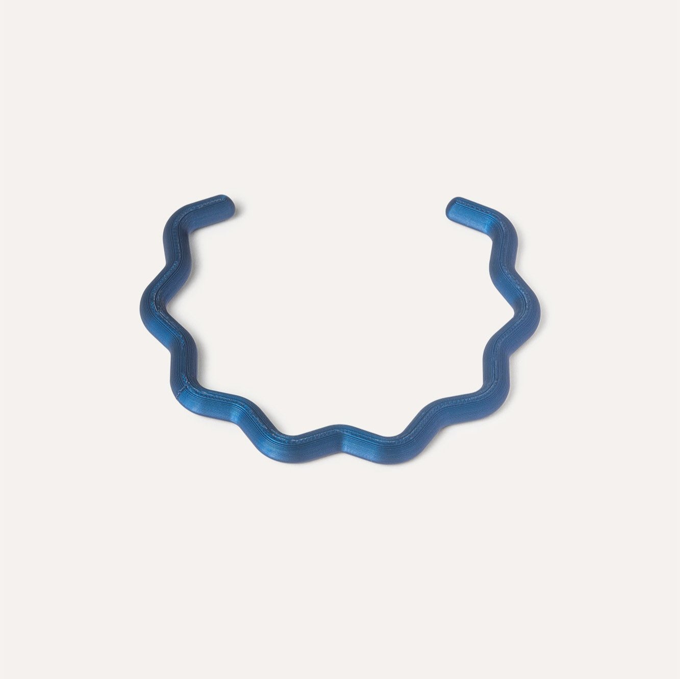 Blue Vegan Choker necklace 3d