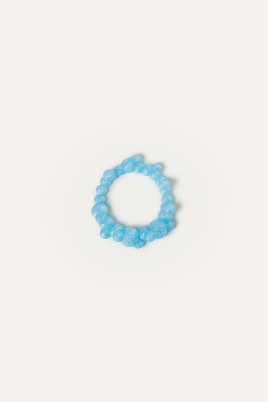 Blue Bubbles Vegan Ring 3D