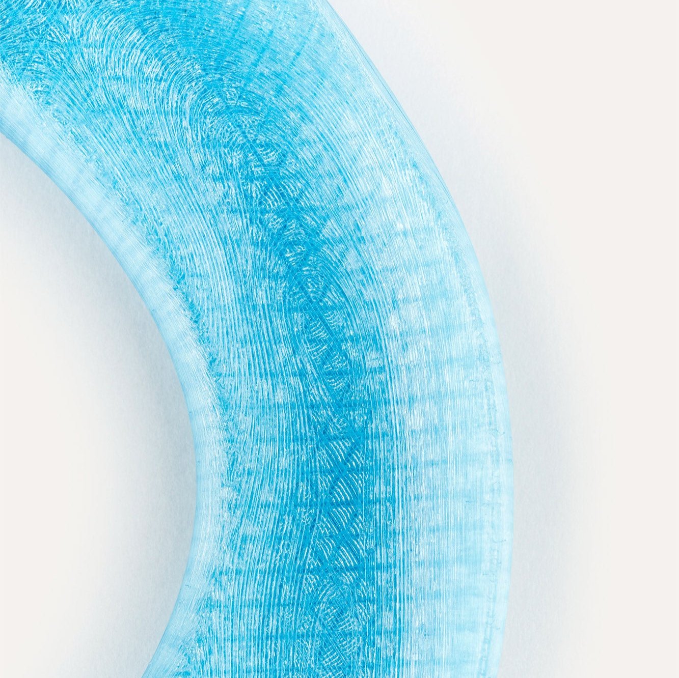 blue vegan bracelet 3d printed