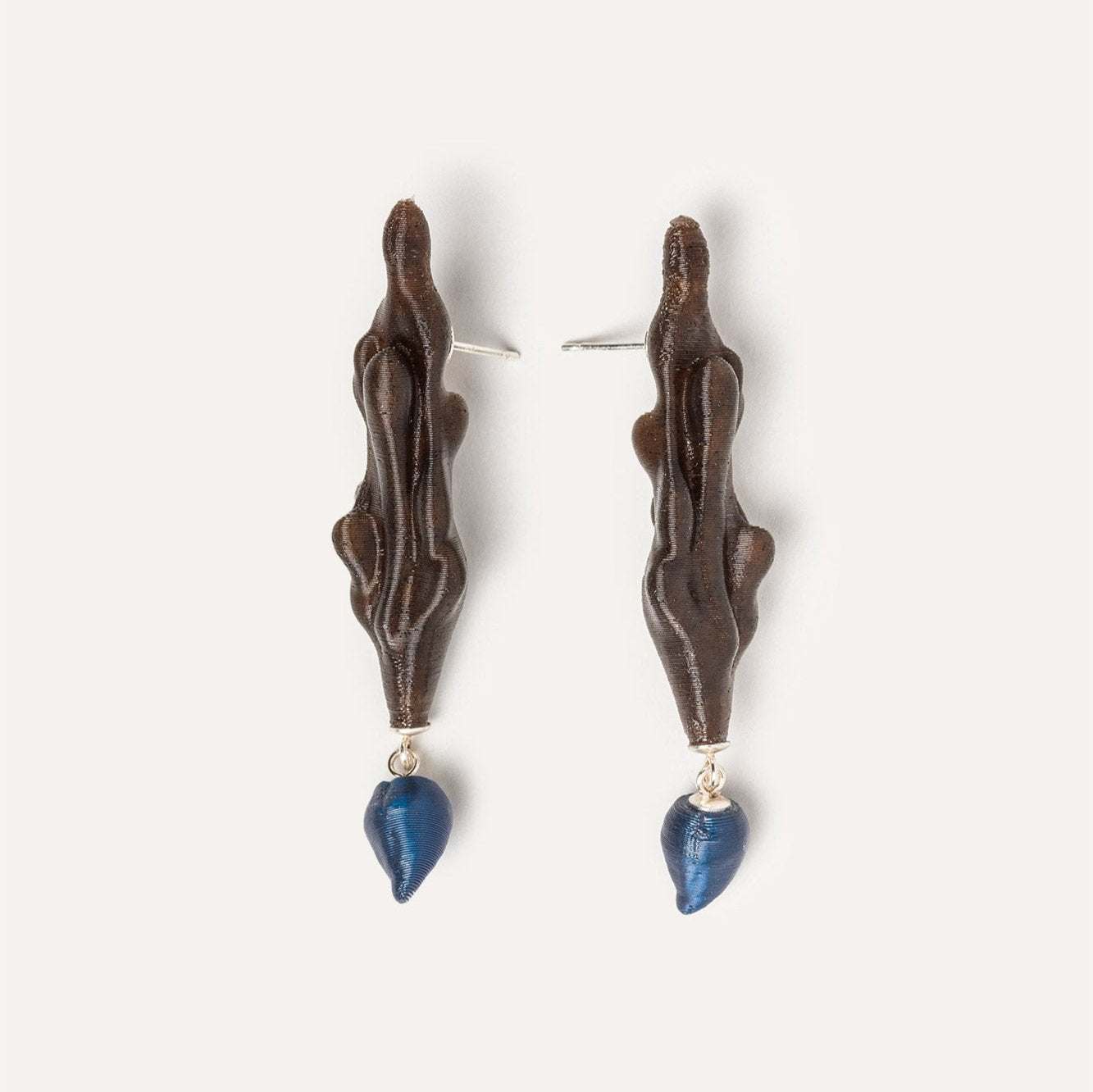 Alhelí brown earrings