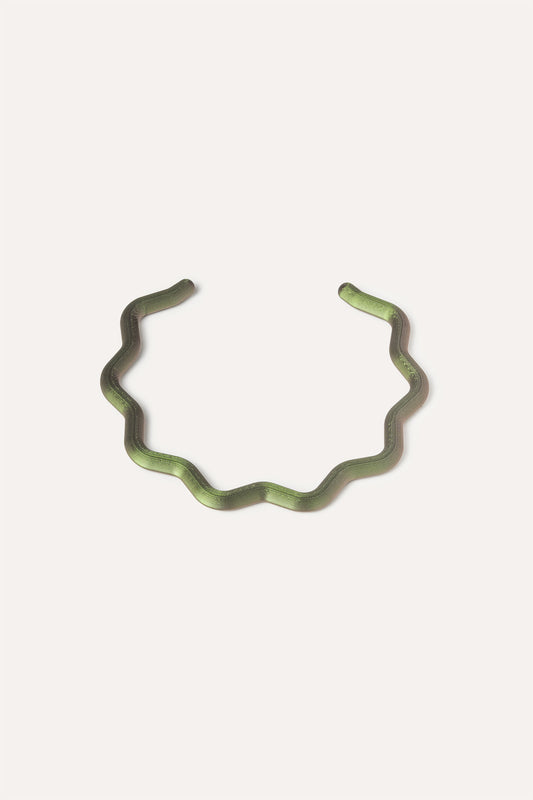 Green Vegan Choker necklace 3d