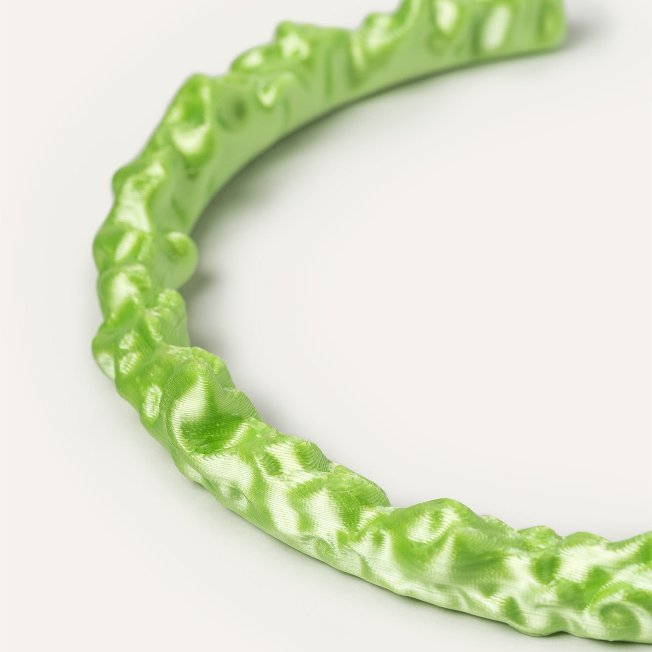 Green Organic Vegan Necklace 3D