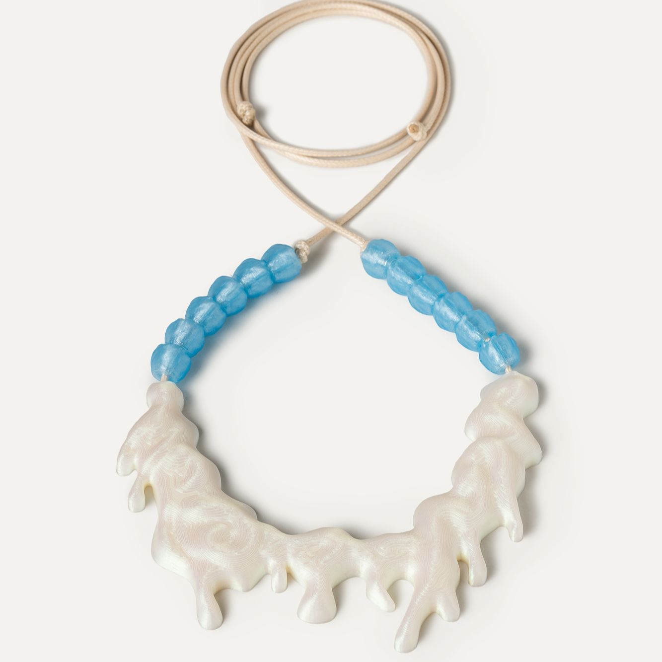 Melted necklace