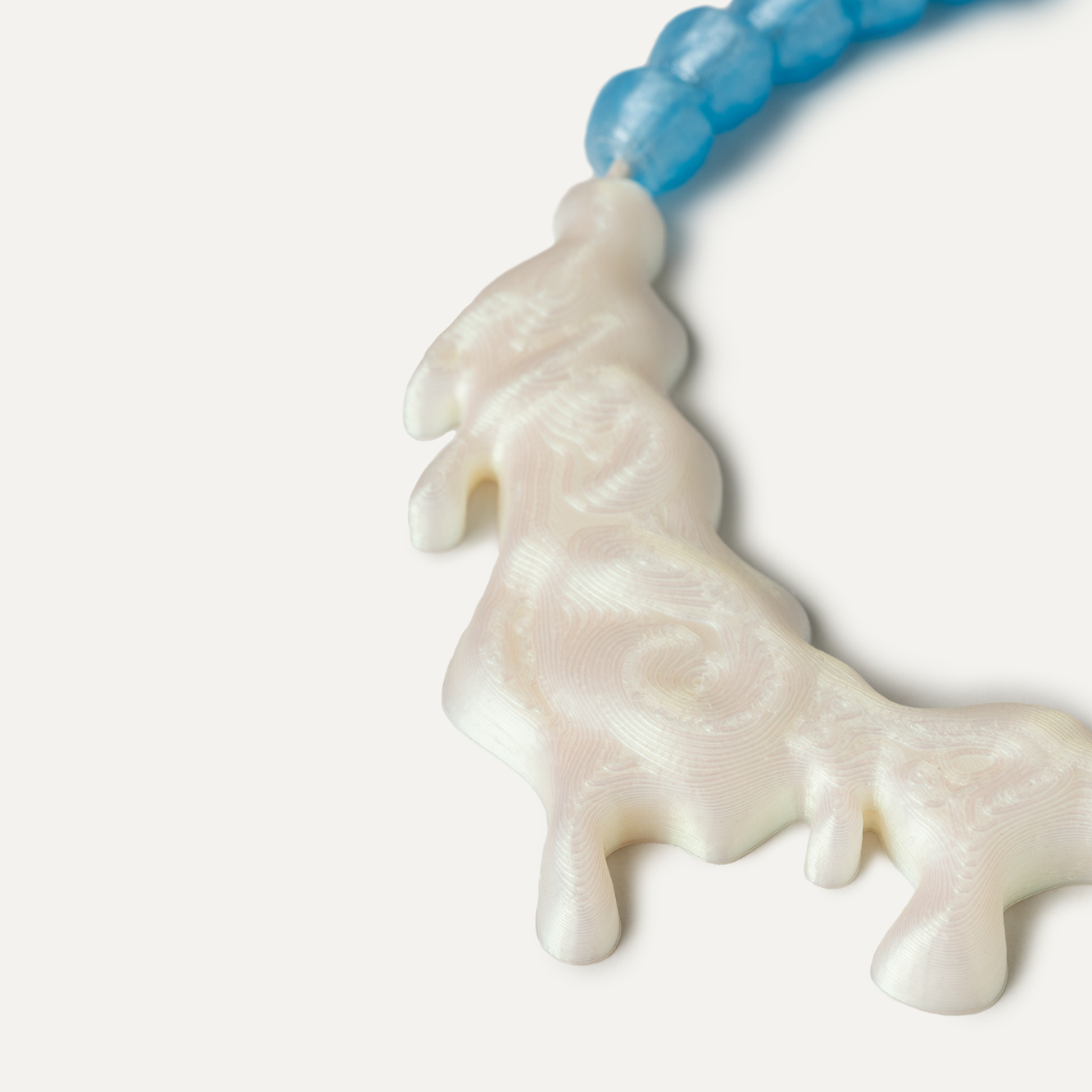 Melted necklace