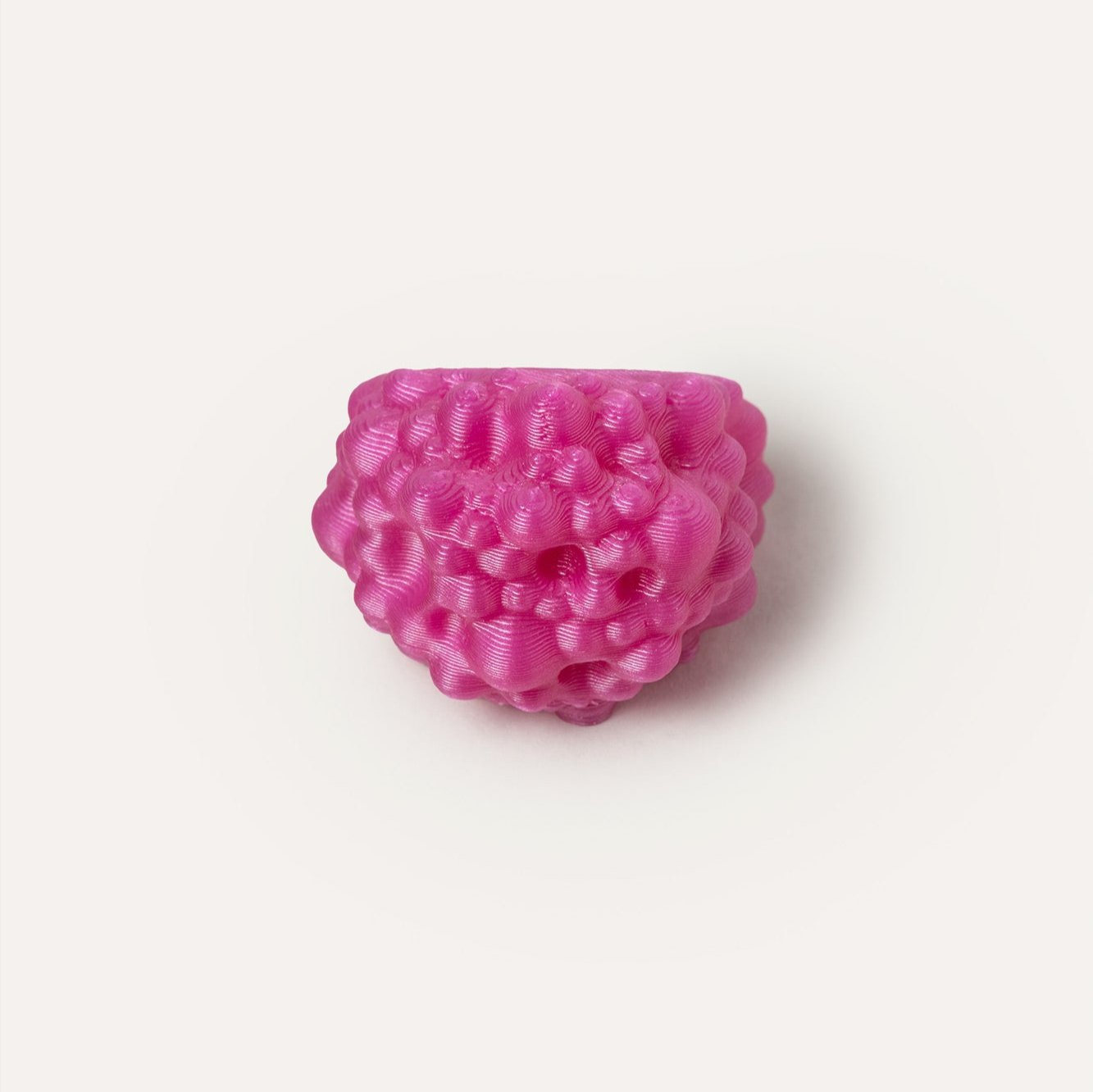 pink organic sea vegan ring 3d printed