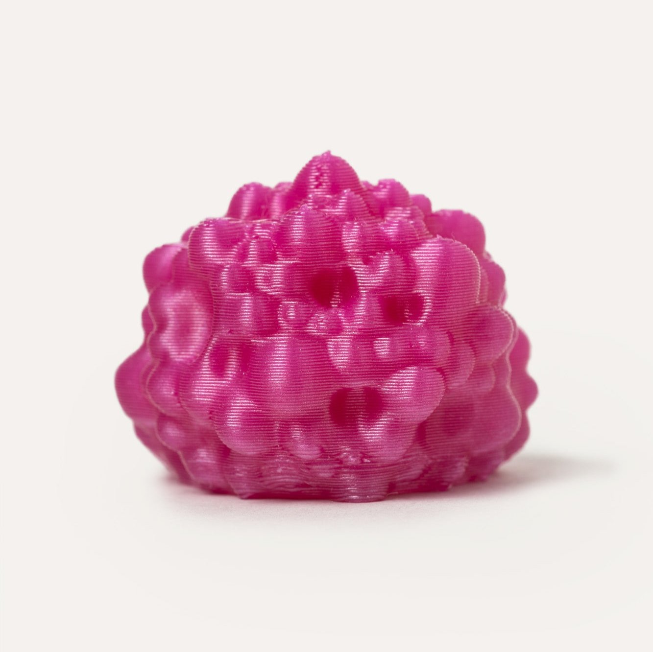 pink organic vegan ring 3d printed front